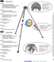 Aluminium Mobile Anchorage Winch and Rescue Tripod AM100 