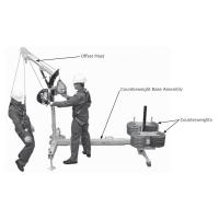 Counterweight System Base for Davit Arms with Screw Leg Assembly 8564496