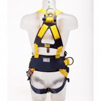 3M DBI-SALA® Delta™ Safety Harness with Support Belt QC Buckles Back Front Side Central Belt D Ring