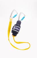 EZ-Stop 1.25M Single Leg Shock Absorbing Webbing Lanyard with Scaffold Hook 1245531