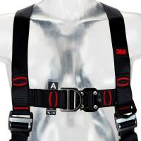 Fall Arrest Safety Harness with Quick Connect Buckles Front and Back D Rings