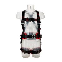Protecta Safety Harness with Padded Support Belt and Horizontal Legs Front Back and Side D Rings 