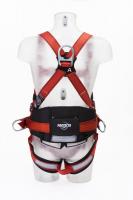 Pro Telecoms Safety Harness with Support Belt Front Back and Side D Rings Quick Connect Buckles 