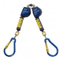 Nano-Lok XL Twin Leg 2.8M Length Dyneema web Self Retracting Lifeline carabiner 52mm opening 3101636