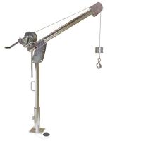 First Mate 5PF5S-P1 series portable davit crane Stainless Steel finish