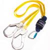 EZ-Stop 2M Twin Leg Shock Absorbing Webbing Lanyard with Scaffold Hook 1245532