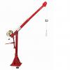 COMMANDER 1000 5PT10-ASS Red Powder Coat finish Portable Davit Crane with Winch and Cable 6M Length
