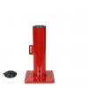 Pedestal Base for First Mate Davit Cranes Red Electrostatic Powder Coat finish 5PF5